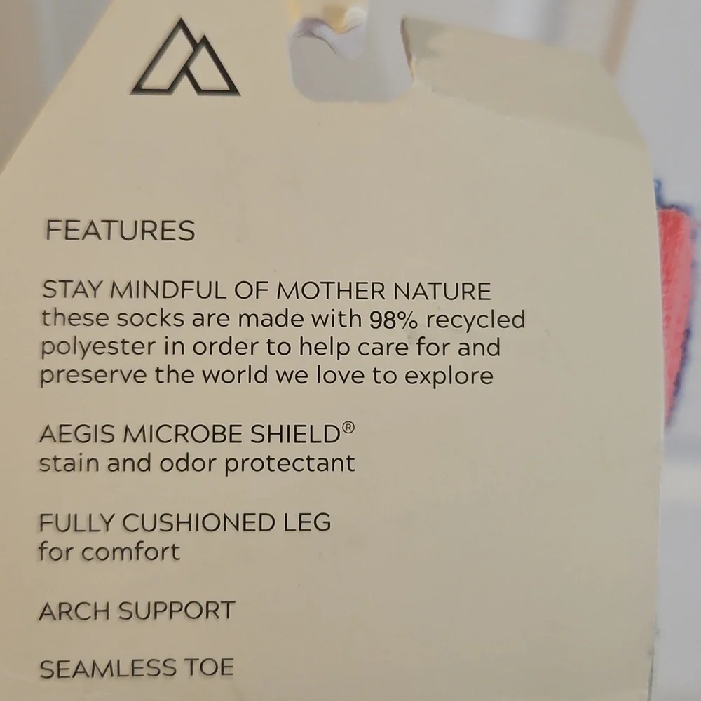 Alpine Design Youth Snow Sport Socks: 2 Pair Pack: NEW IN PACKAGE: SIZE S (13-4)